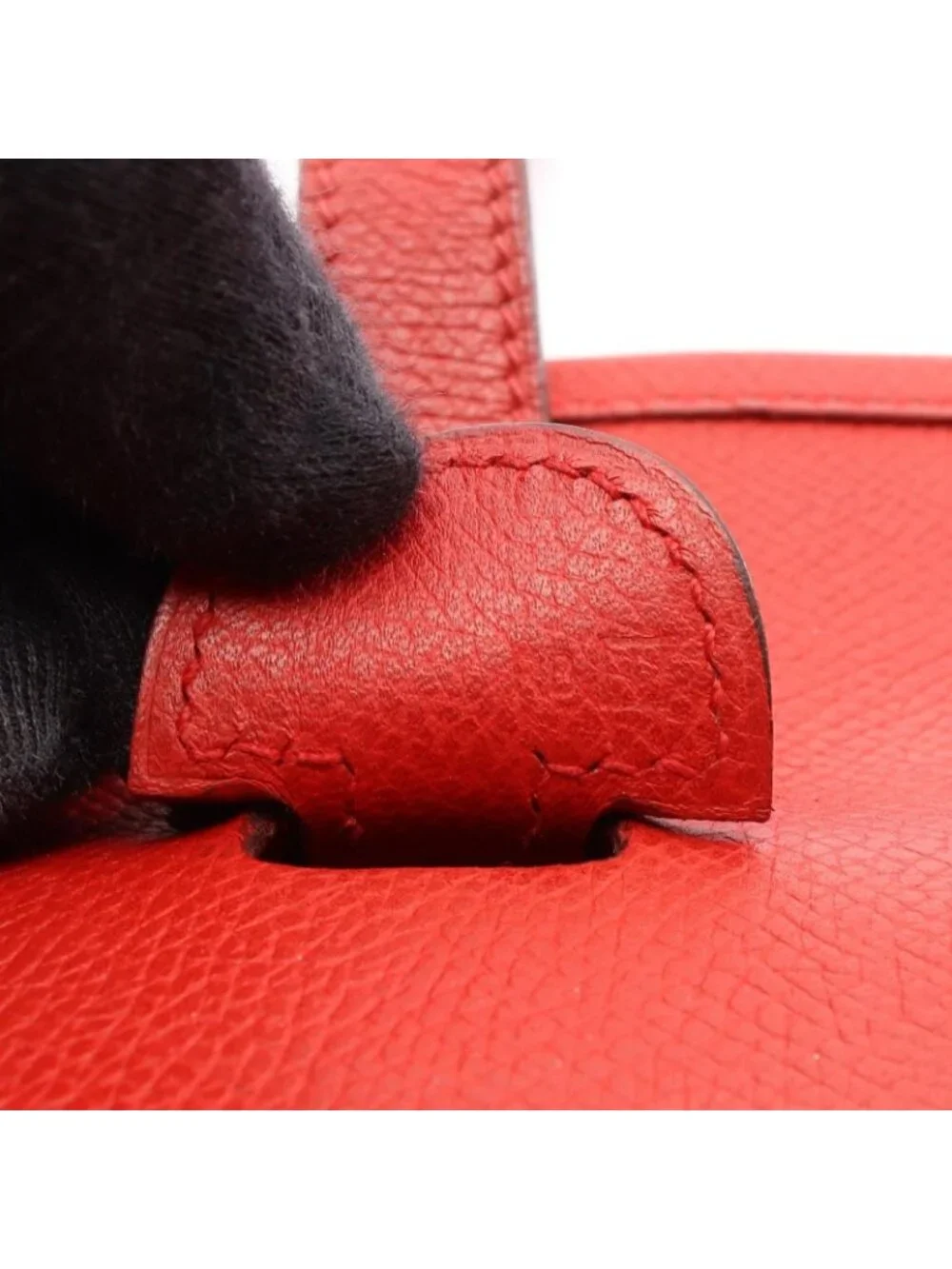 Hermes Shoulder Bag Evelyne 2 PM Rouge Casac Leather